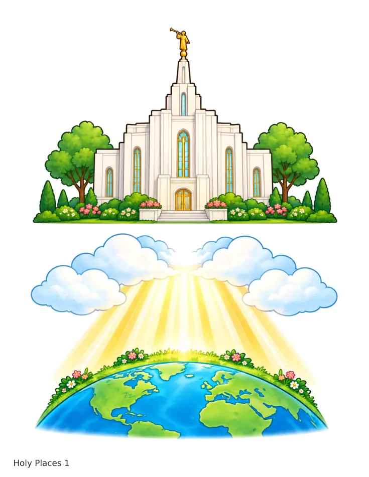 Sample page from Holy Places