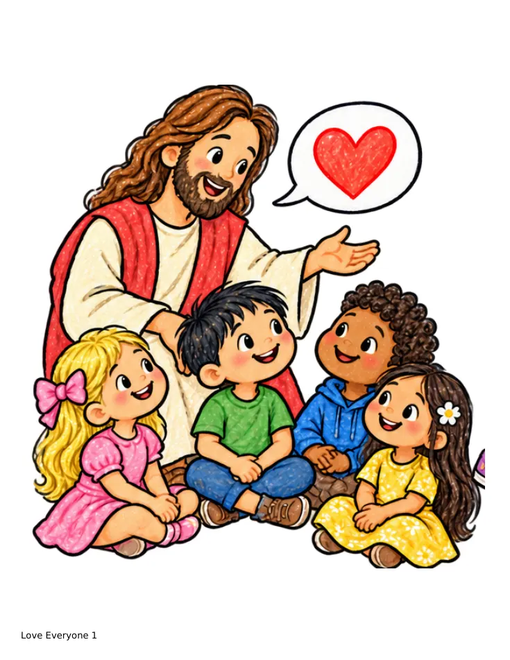 Sample page from Jesus Said Love Everyone